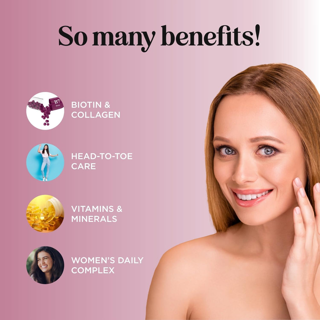 The Ultimate Crown Restoration: Extra Strength Hair Growth Vitamins (For Women).