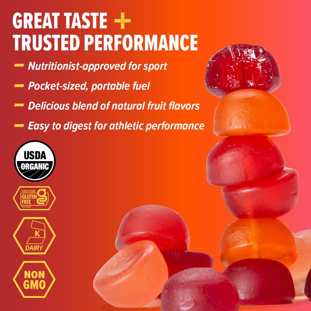 Pure Energy in Every Bite: Organic Fruit Smoothie Energy Chews (pack 12)