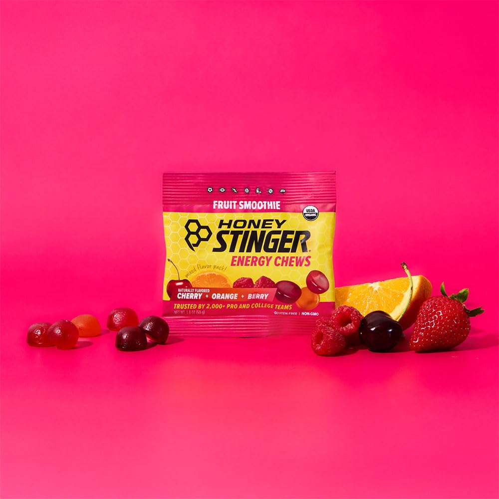 Pure Energy in Every Bite: Organic Fruit Smoothie Energy Chews (pack 12)