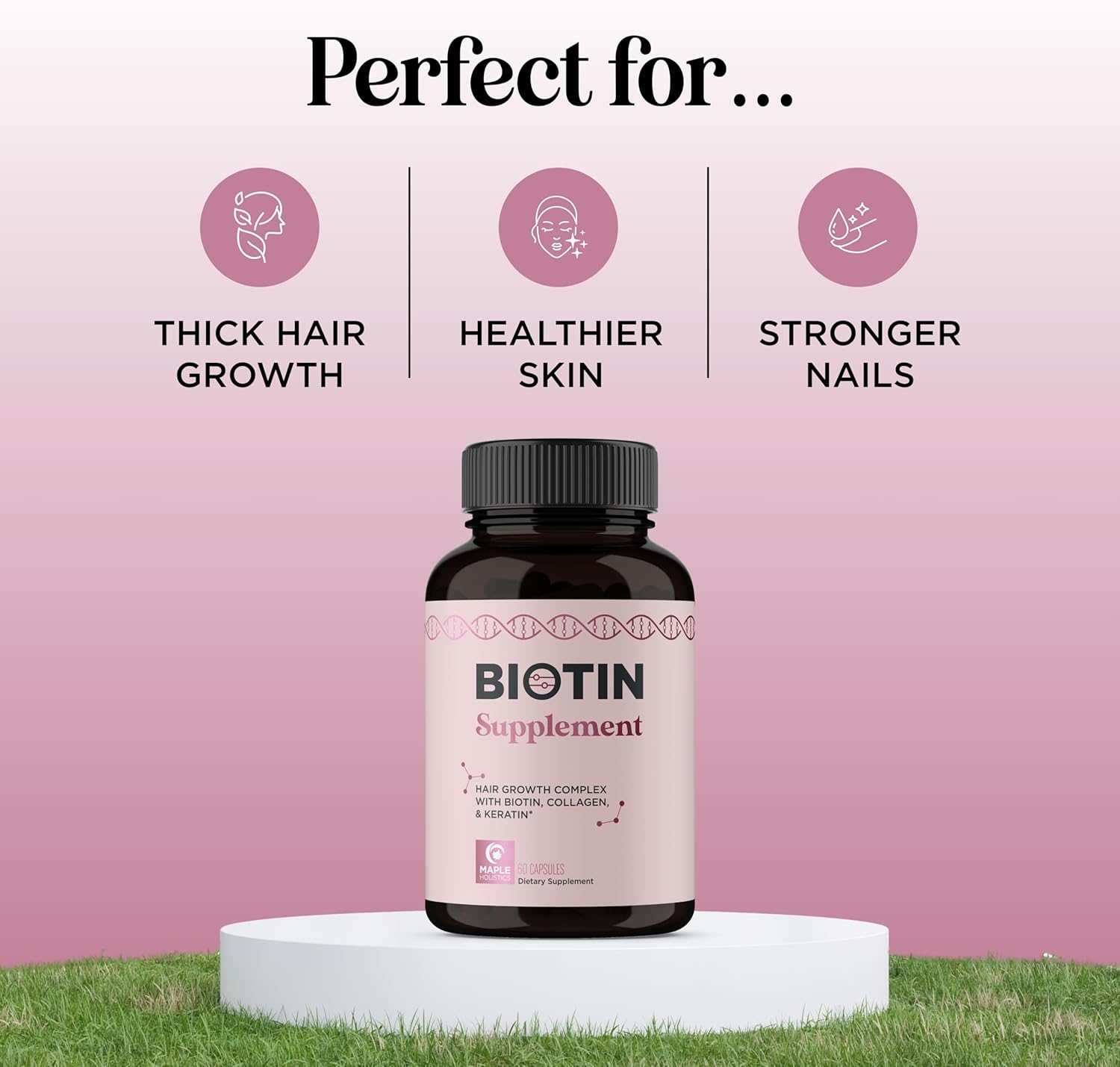 The Ultimate Crown Restoration: Extra Strength Hair Growth Vitamins (For Women).