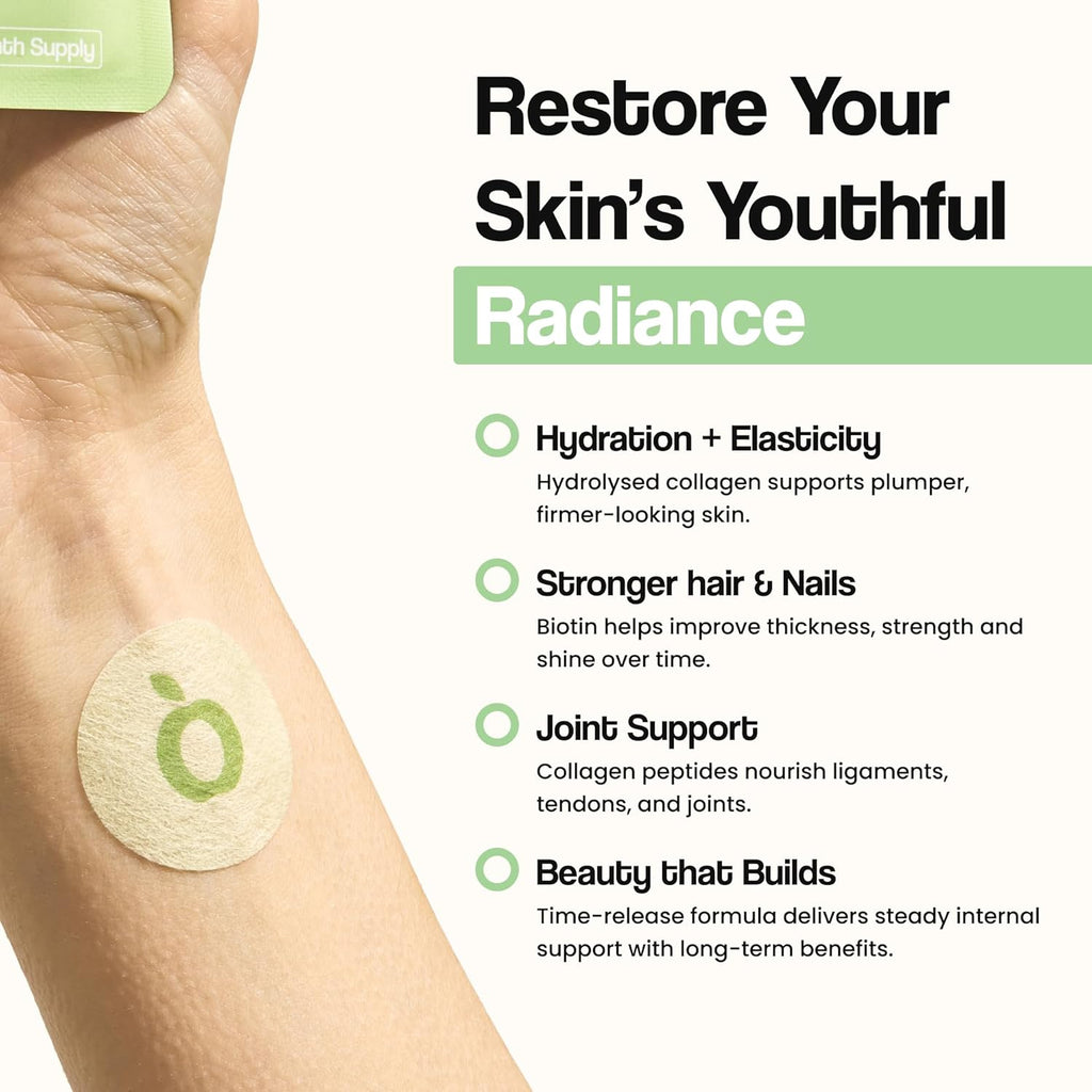 Overnight Radiance Infusion: Collagen Glow Beauty Restorative Patches.