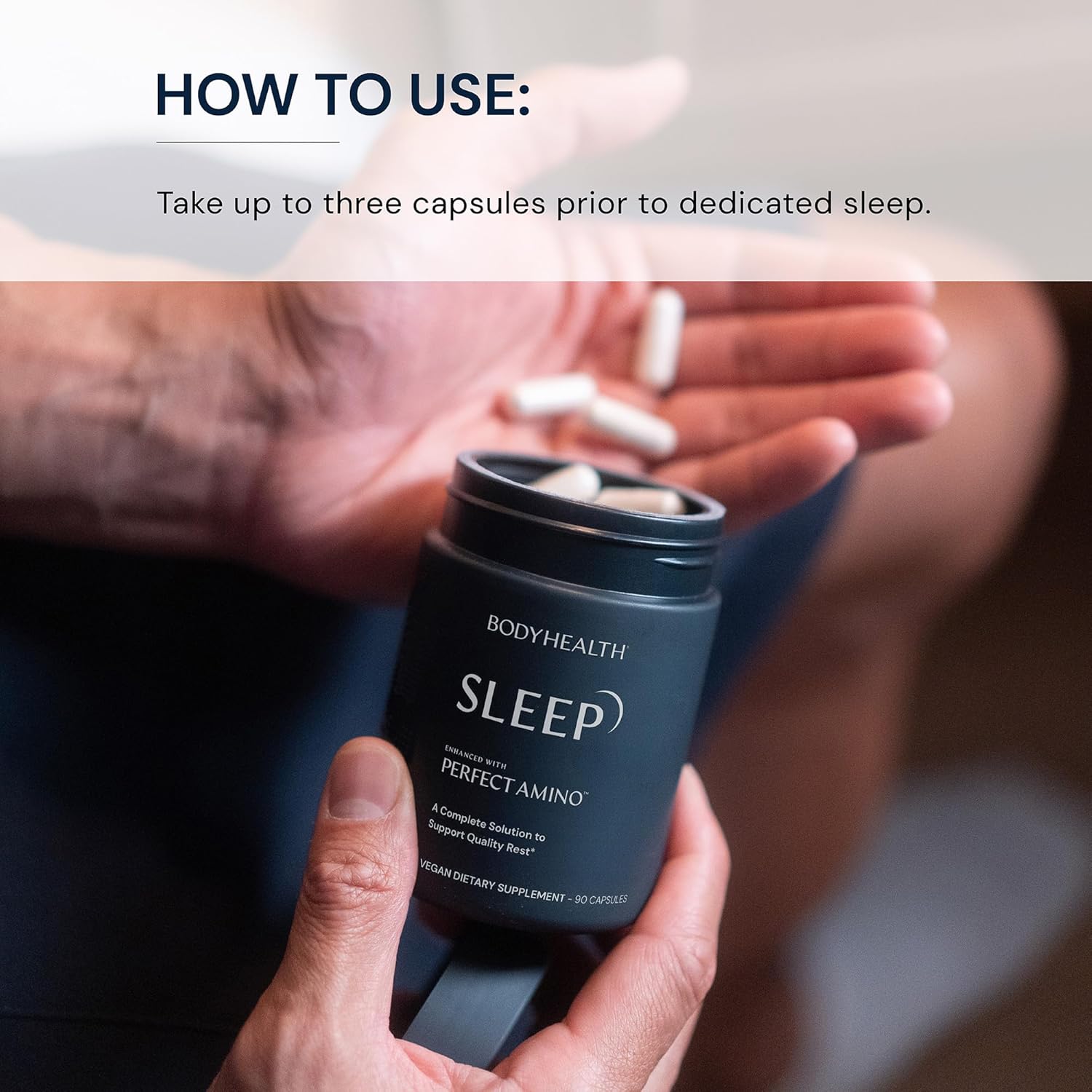 Precision Rest: BodyHealth Sleep Enhanced with PerfectAmino.