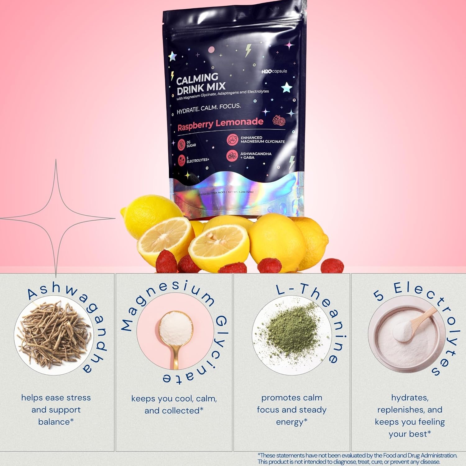 The Ultimate Zen Infusion: Calm Magnesium Glycinate &amp; Stress-Defense Blend.