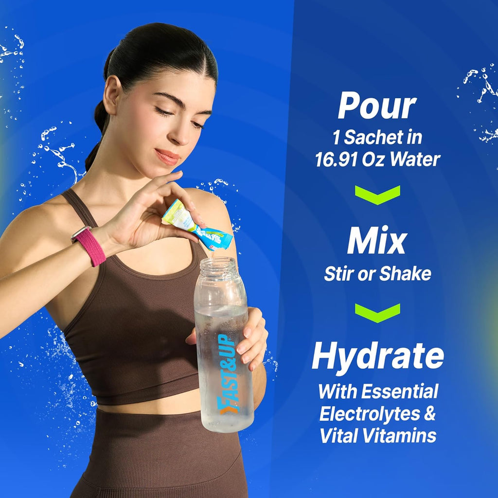 Hydration Recharged: Fast&Up Reload Electrolyte Drink Mix (Lemon & Lime).