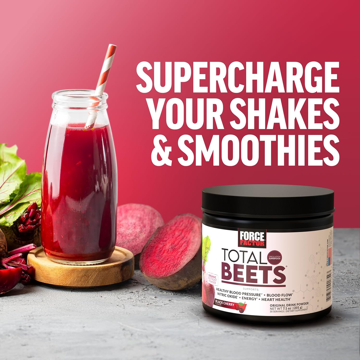 Nature’s Nitric Oxide Surge: Total Beets Superfood Blend.